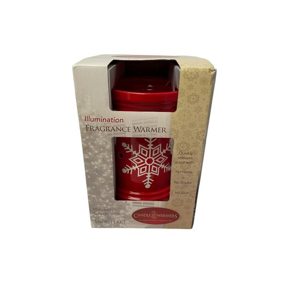 Illumination Fragrance Warmer Diffuser Candle Warmers Red 10" x 9" x 9" - Picture 5 of 12